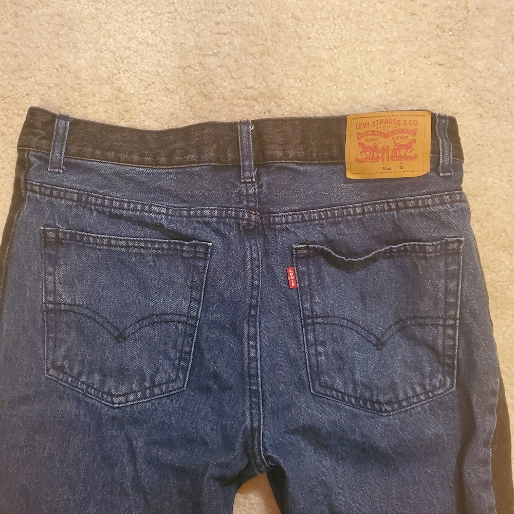 Levi's Jeans Denim Shorts Size 20 Boys - Picture 6 of 6